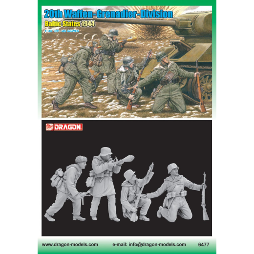 DRAGON 1/35 20th Waffen-Grenadier-Division (Baltic States 1