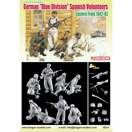 DRAGON 1/35 German "Blue Division" Spanish Volunteers, East