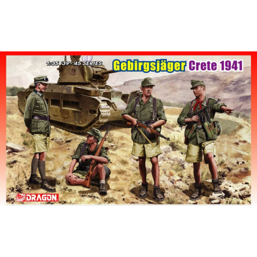 DRAGON 1/35 Gebirgsjgers Crete 1941