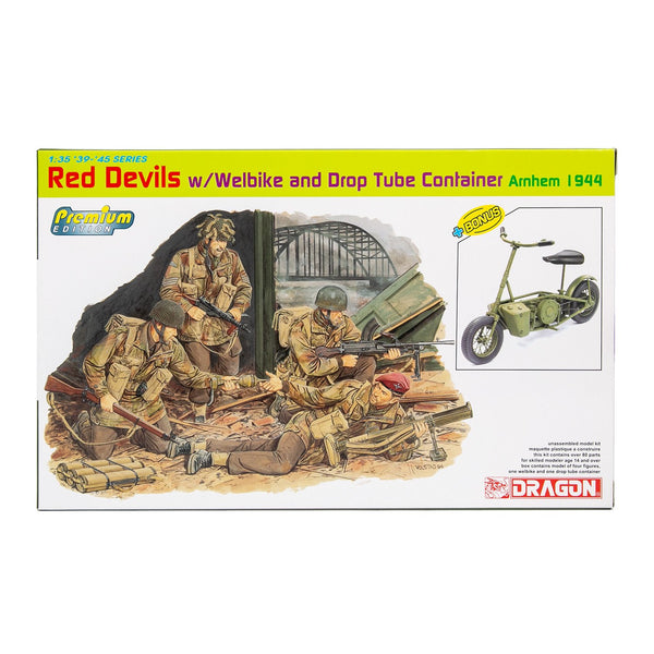 DRAGON 1/35 Red Devils with Welbike (Premium)
