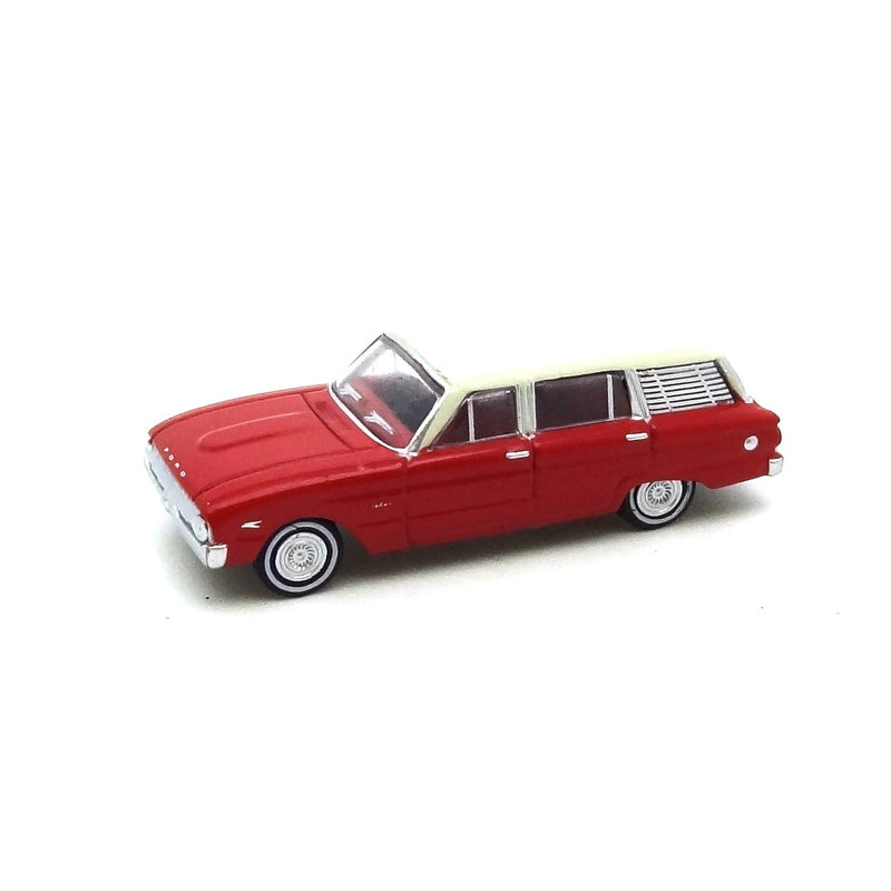 AUSSIE ROAD RAGERS 1962 XL Falcon Station Wagon Woomera Red with Merino White Roof