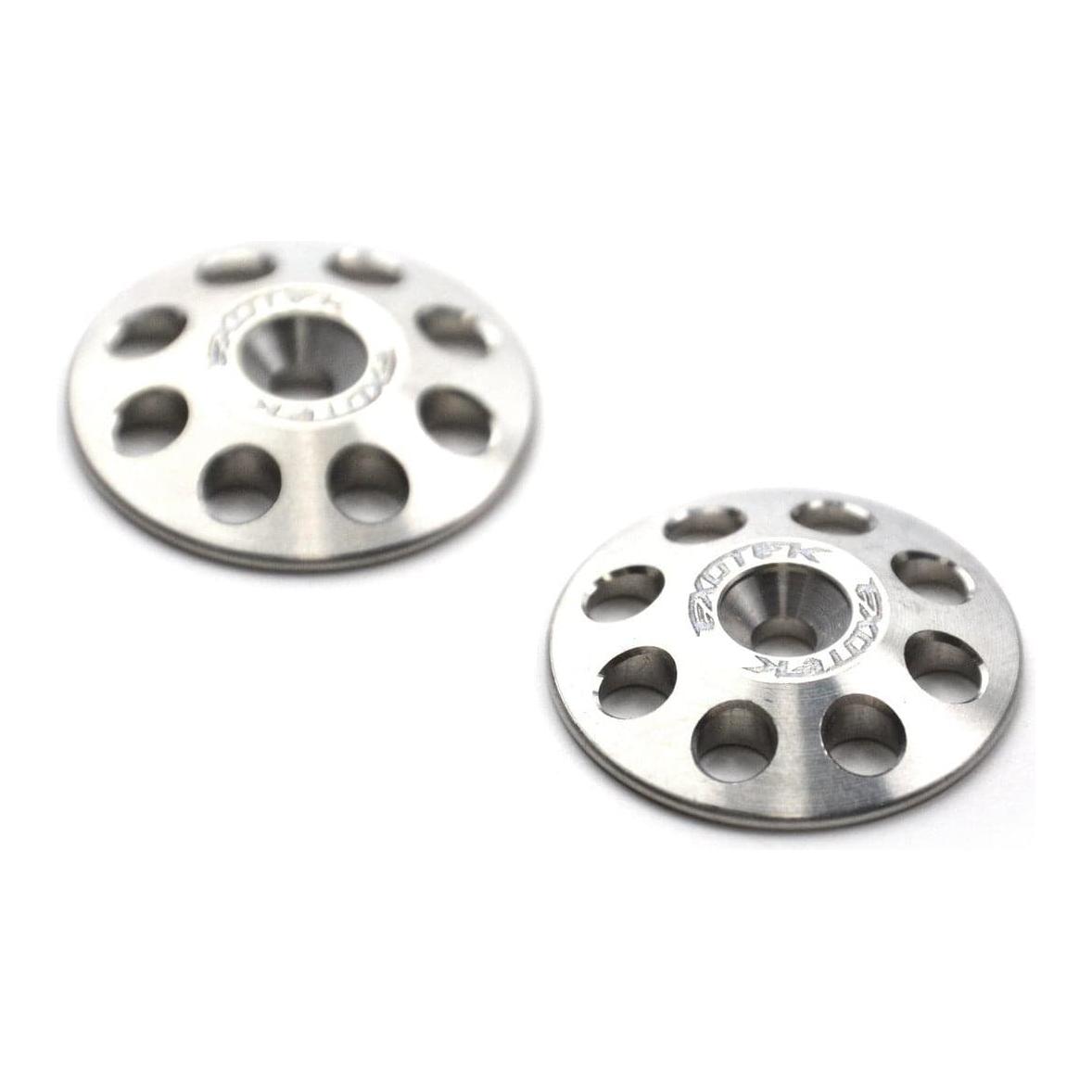 EXOTEK 1/8 XL WING BUTTONS, TITANIUM (2)