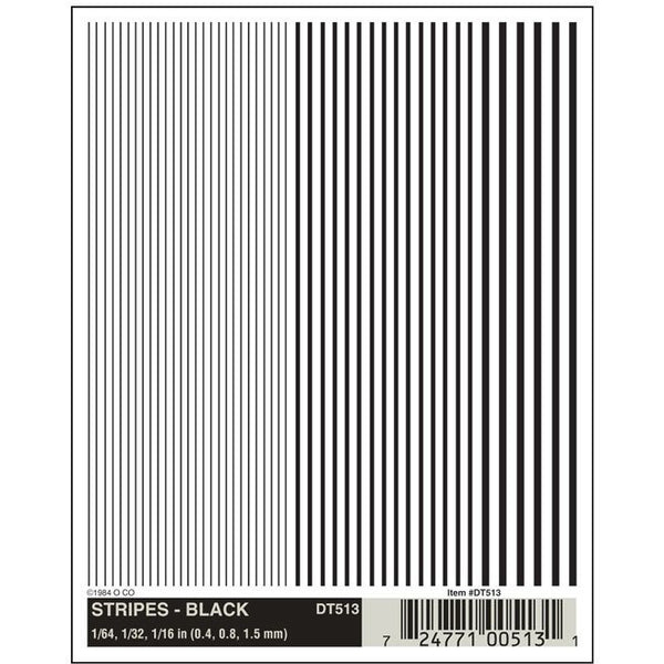 WOODLAND SCENICS Stripes - Black