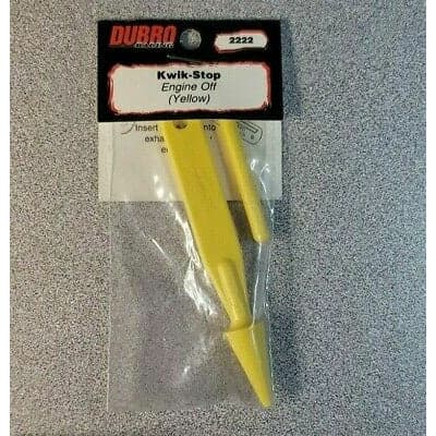 DUBRO Kwik-Stop Engine Off (Yellow)