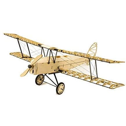 DANCING WINGS HOBBY VX10 1/18 Tiger Moth 400mm Wooden Model