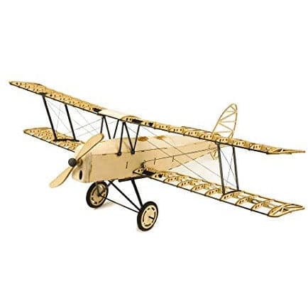 DANCING WINGS HOBBY VX10 1/18 Tiger Moth 400mm Wooden Model