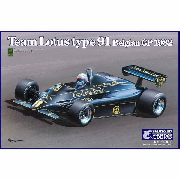 EBBRO 1/20 Team Lotus Type 91 Belgian GP 1982