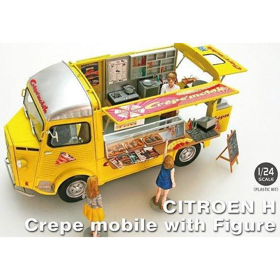 EBBRO 1/24 Citroen H Crepe Mobile with Figures