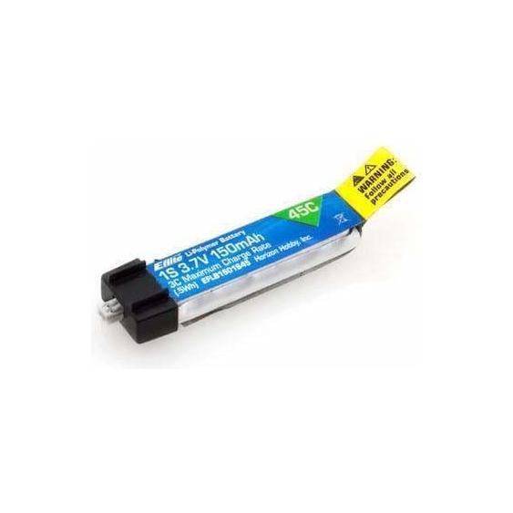 E-FLITE 150mAh 1S 3.7V 45C LiPo Battery UMX