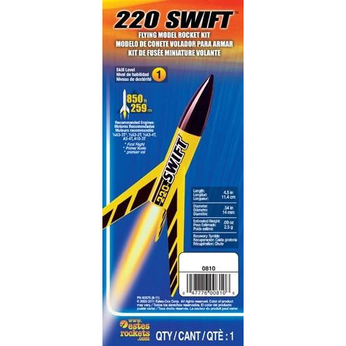 ESTES Swift Intermediate Rocket Model Kit (13mm Mini Engine