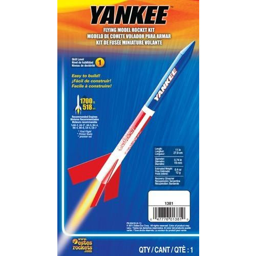 ESTES Yankee Intermediate Model Rocket Kit (18mm Std Engine