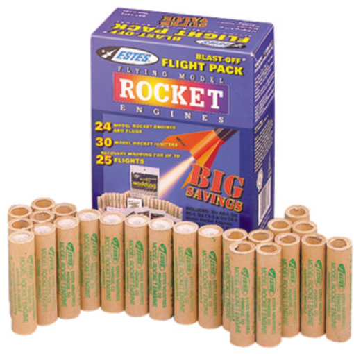 ESTES Rocket Engines Bulk Pack 24pcs