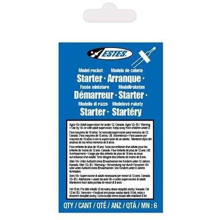 ESTES Solar Starters (6 Pack)