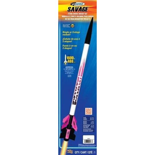 ESTES Savage (2 Stage) Advanced Model Rocket Kit (18mm Std