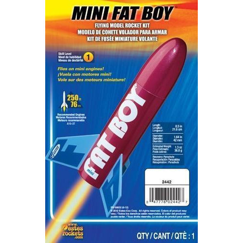 ESTES Mini Fat Boy Intermediate Model Rocket Kit (13mm Mini
