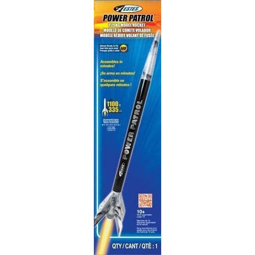 ESTES Power Patrol (2) Beginner Model Rocket Kit (18mm Std