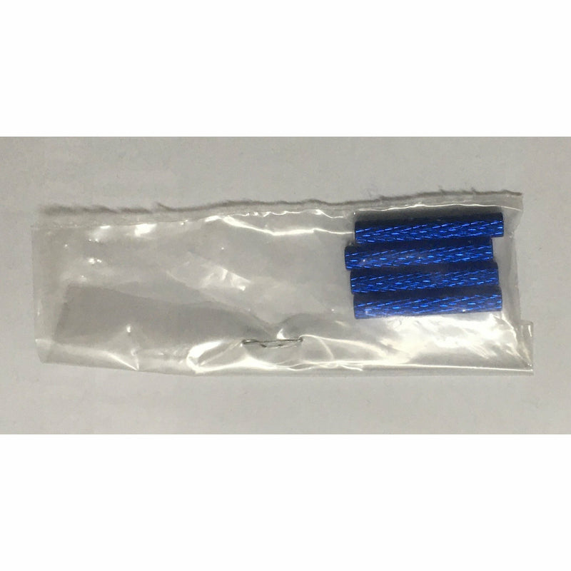 EXO 4X4 Alloy Post M3x30 Blue Pack of 4