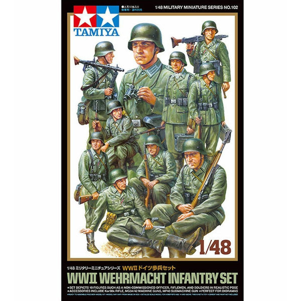 TAMIYA 1/48 WWII Wehrmacht Infantry Set