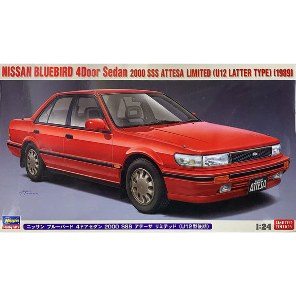 HASEGAWA 1/24 Nissan Bluebird 4 Door Sedan SSS-Attesa Limited (U12) Late (1989)