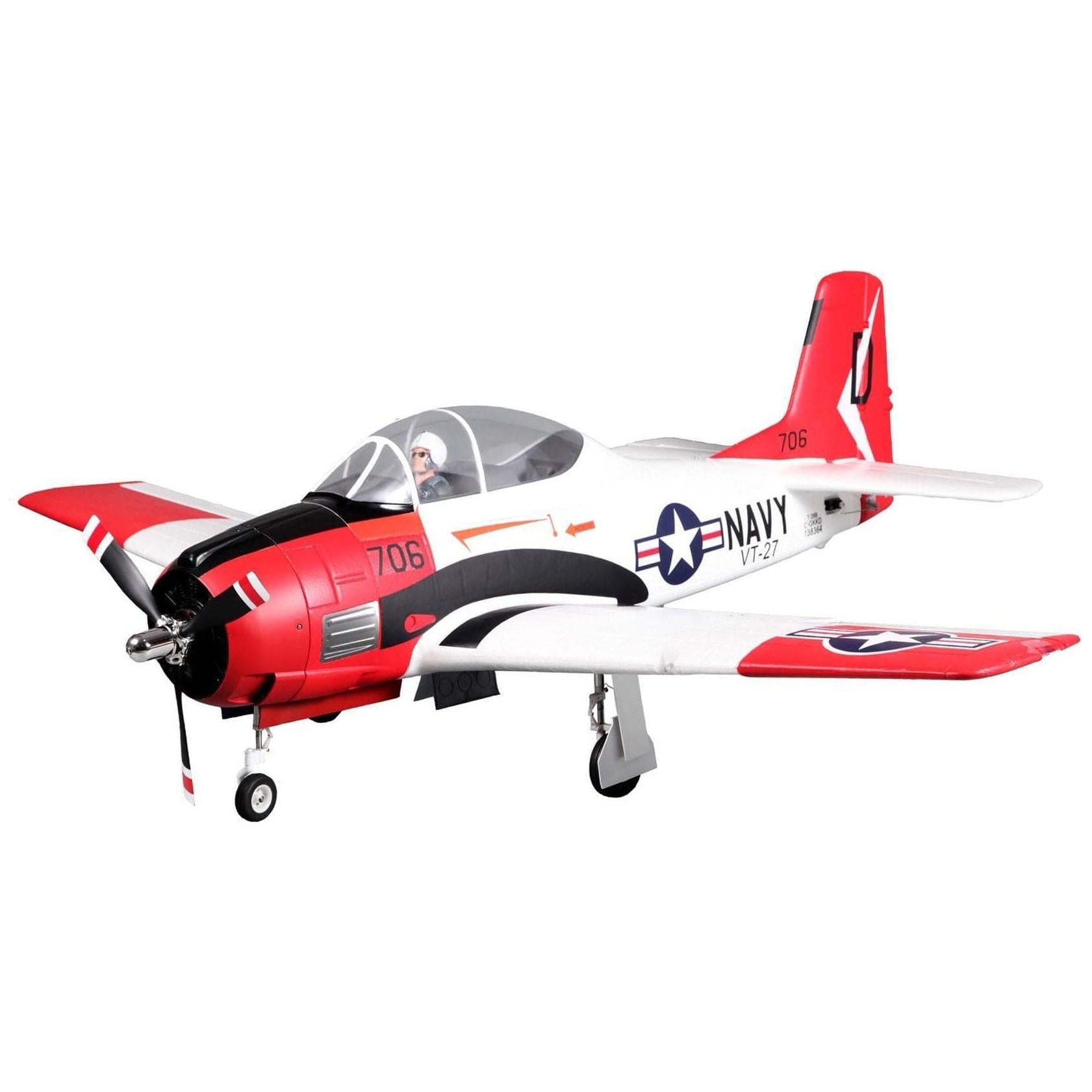 FMS T-28 Trojan 1400mm Red PNP