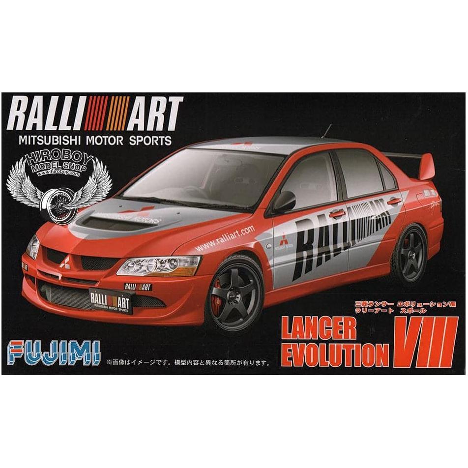 FUJIMI 1/24 Mitsubishi Lancer Evolution VIII RALLIART (ID-148) Plastic Model Kit [03817]