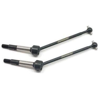 (Clearance Item) HB RACING Steel Universal Drive Shaft Set 6x76mm (2Pcs)