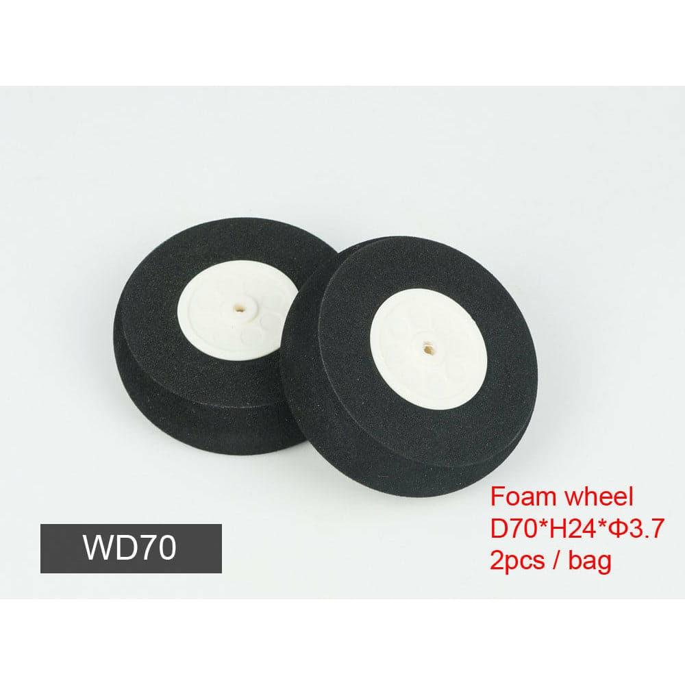 DANCING WINGS HOBBY Foam Wheel D70*H24*F4.0  (2pcs/Bag)