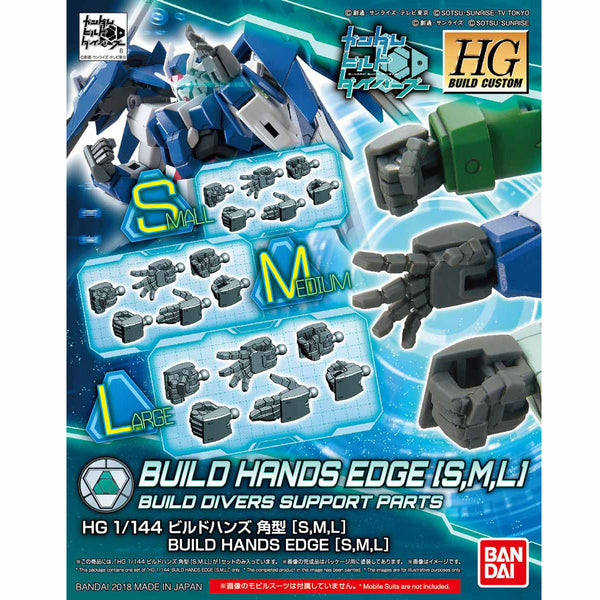 BANDAI 1/144 HG Build Hands KAKU (S,M,L)
