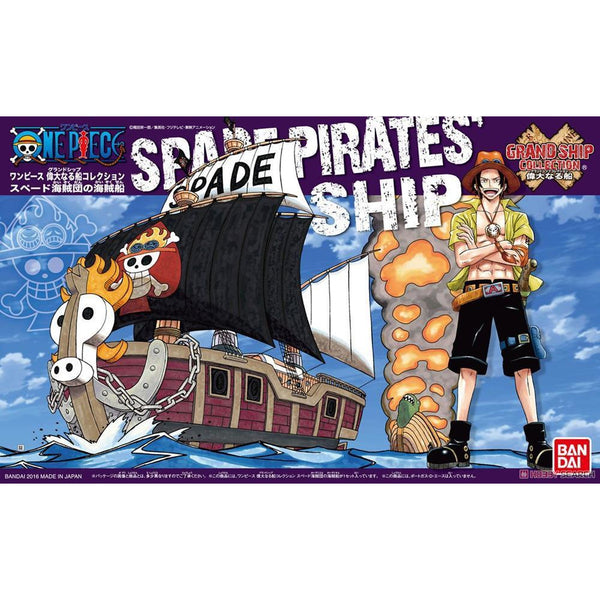 BANDAI One Piece Grand Ship Coll. Spade Pirates' Ship