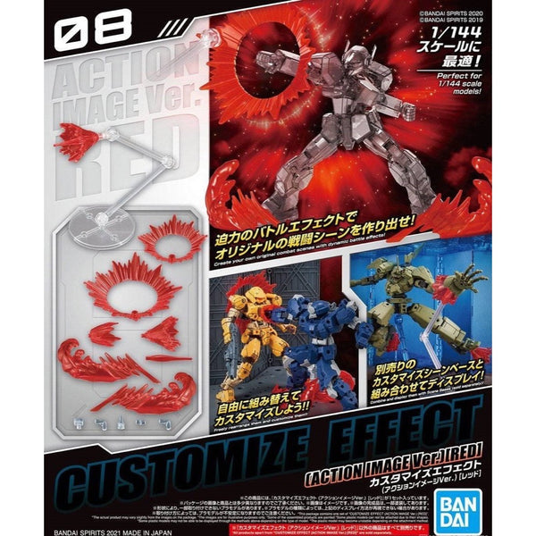 BANDAI 1/144 Customize Effect (Action Image Ver.)[Red]