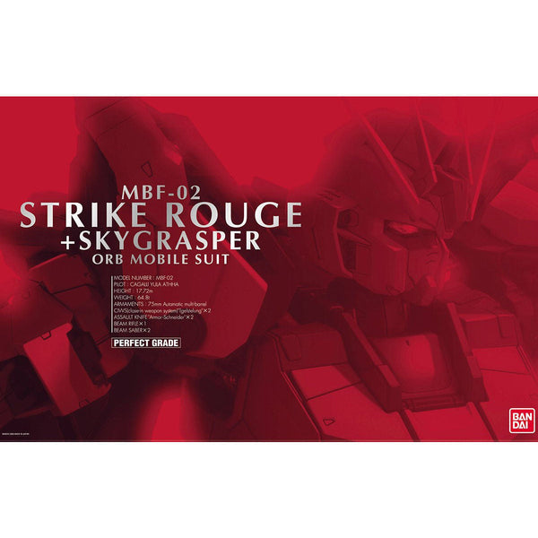 BANDAI 1/60 PG Strike Rouge & Skygrasper MBF-02