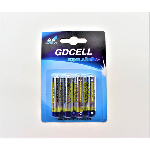 GDCELL 1/5V AA Alkaline Battery 4 Pack