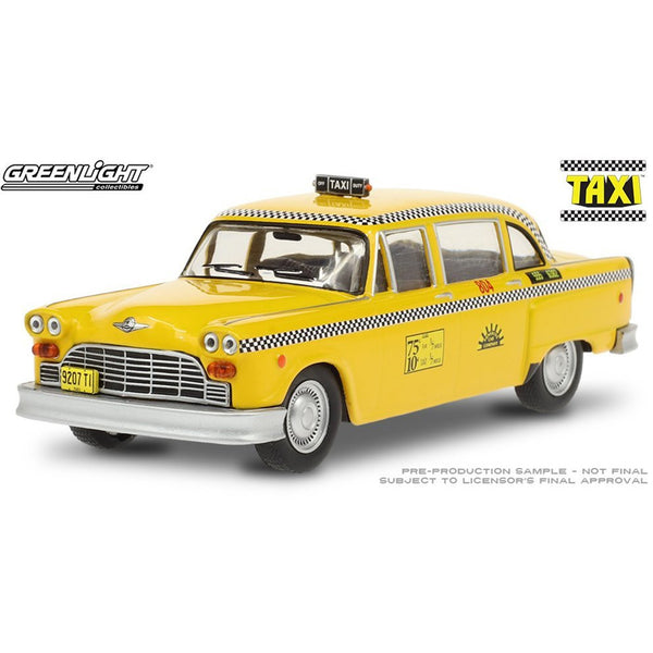 GREENLIGHT 1/43 Taxi 1974 Checkered Taxi Sunshine Cab Compa