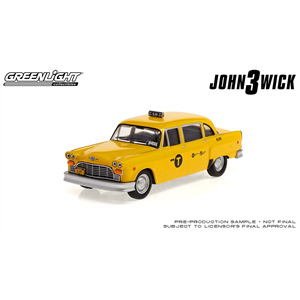 GREENLIGHT 1/43 John Wick Chapter 3 1974 Checker Motors Mar
