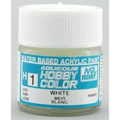 MR HOBBY Aqueous Gloss White - H001 - Alternative to X-2