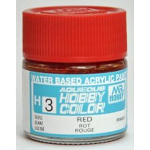 MR HOBBY Aqueous Gloss Red - H003 - Alternative to X-7