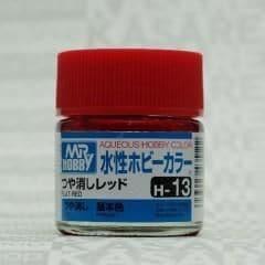 MR HOBBY Aqueous Flat Red - H013 - Alternative to XF-7