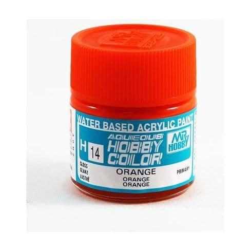 MR HOBBY Aqueous Gloss Orange - H014 - Alternative to X-6