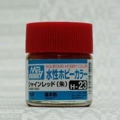MR HOBBY Aqueous Gloss Shine Red - H023