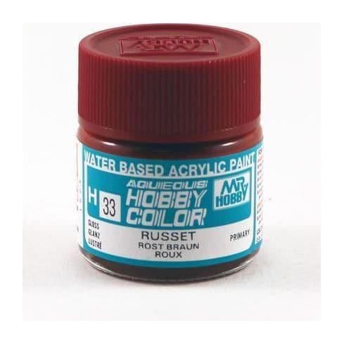 MR HOBBY Aqueous Gloss Russet - H033