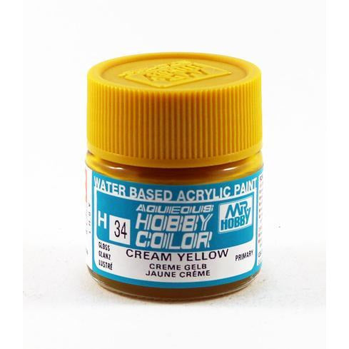 MR HOBBY Aqueous Gloss Cream Yellow - H034