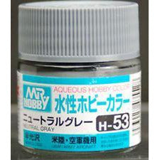 MR HOBBY Aqueous Semi-Gloss Neutral Grey - H053