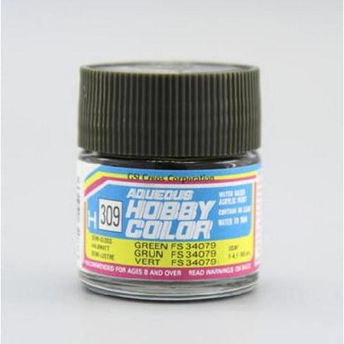 MR HOBBY Aqueous Semi-Gloss Green FS 34079 - H309