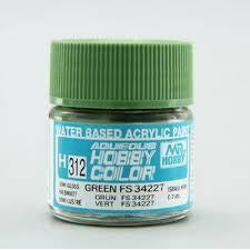 MR HOBBY Aqueous Semi-Gloss Green FS 34227 - H312