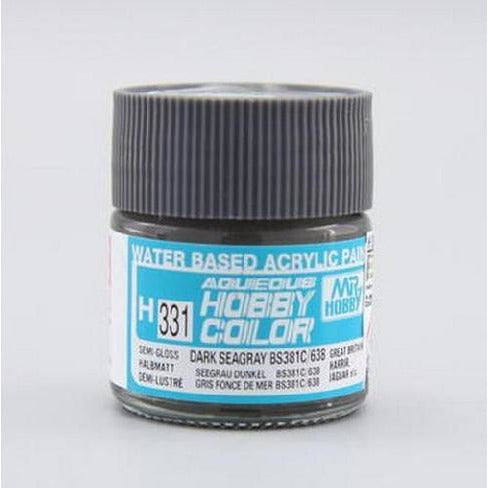MR HOBBY Aqueous Semi-Gloss Dark Sea Grey BS381C