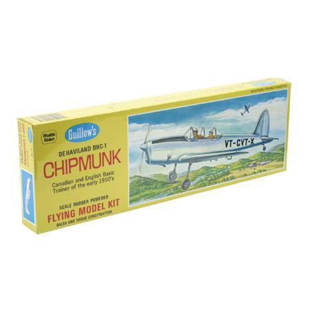 GUILLOWS 1/24 DHC-1 Chipmunk Balsa Flying Model Kit
