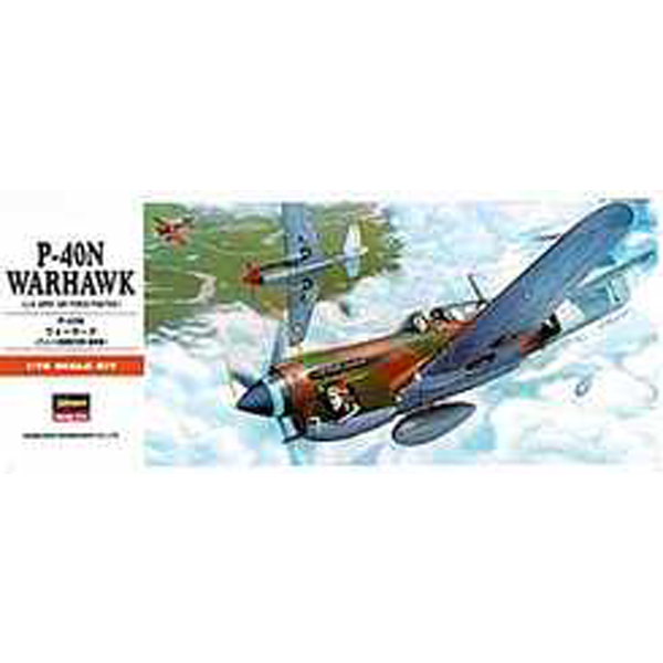 HASEGAWA 1/72 P-40N WAR HAWK H00139
