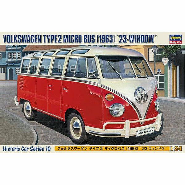 HASEGAWA 1/24 Volkswagen Type 2 Micro Bus 1963 '23-Window'