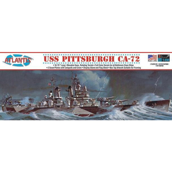 AMC 1/490 USS Pittsburgh CA-72 Heavy Cruiser Ship