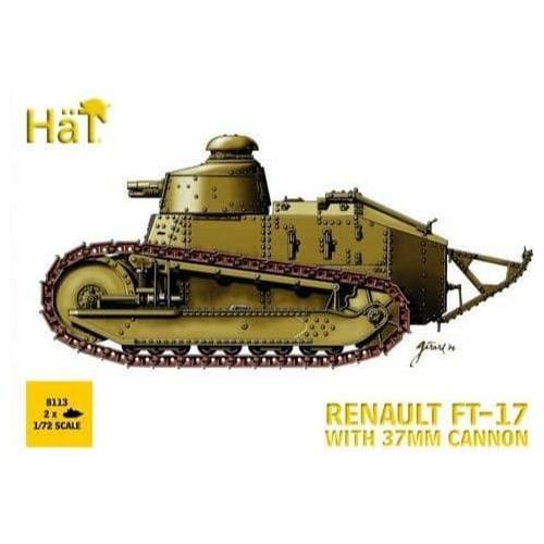 HAT 1/72 FT-17 Renault Tank with 37mm Cannon